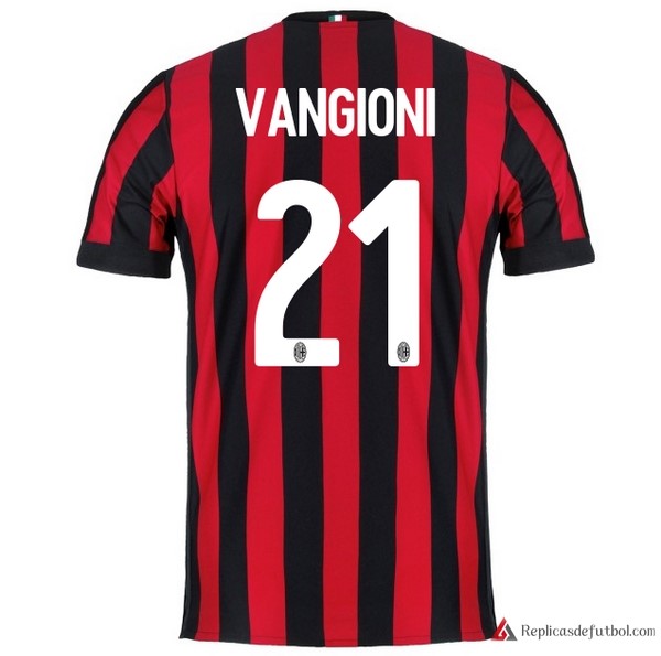 Camiseta Milan Primera equipación Vangioni 2017-2018